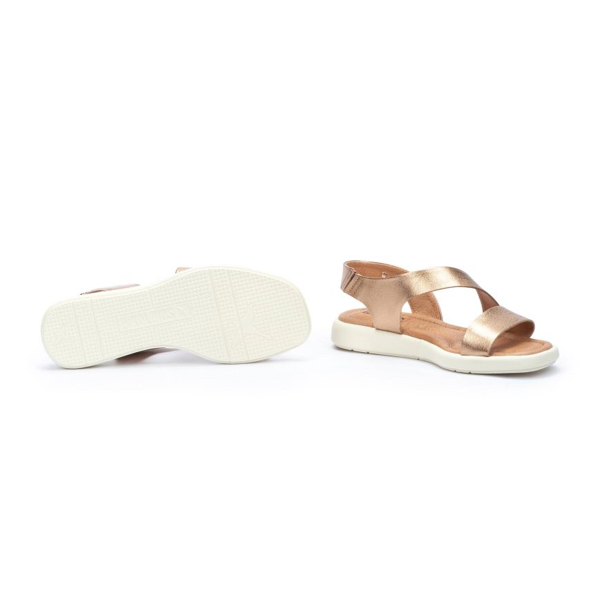 Women's Pikolinos CALELLA Sandals Gold | NZ JA95832